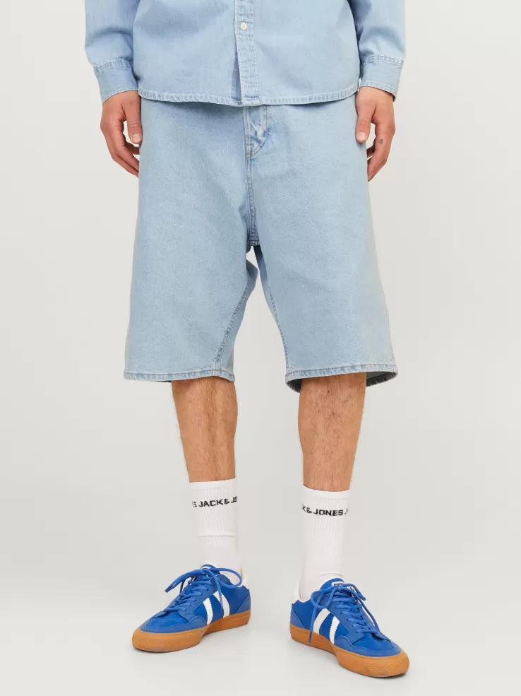 Flash Sale JACK & JONES Baggy fit Denim shorts Blue