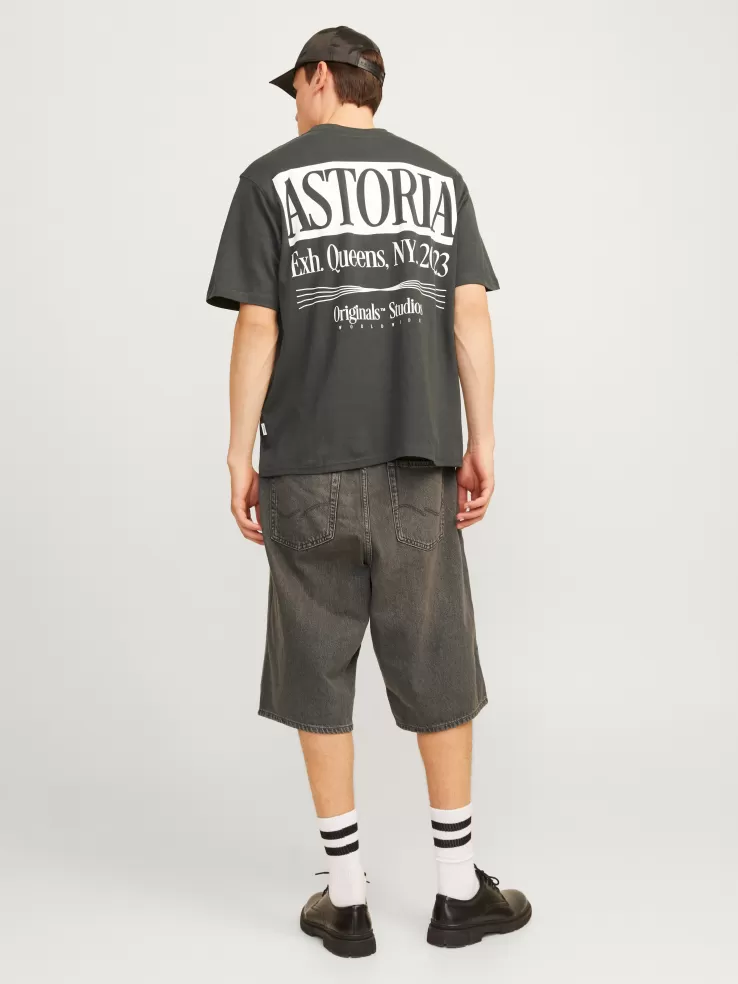 Flash Sale JACK & JONES Baggy fit Denim shorts Black