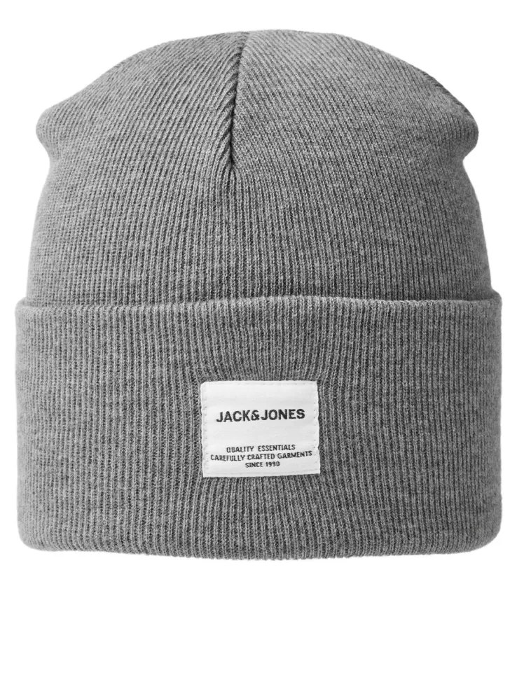 Best Sale JACK & JONES Beanie Grey