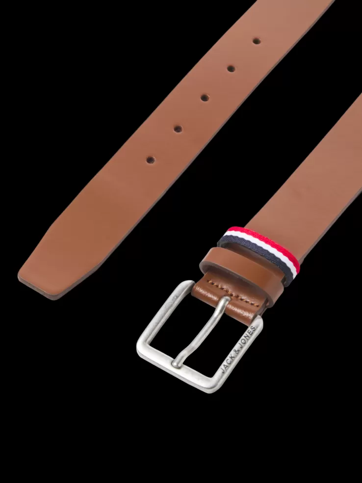 Cheap JACK & JONES Belt Brown