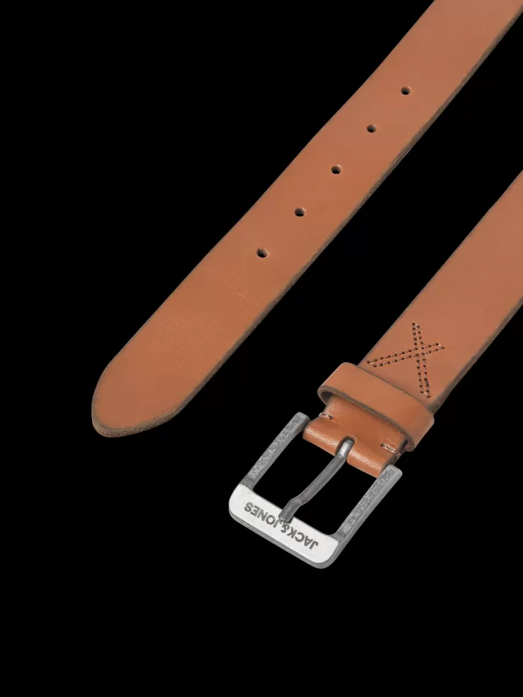 Cheap JACK & JONES Belt Brown