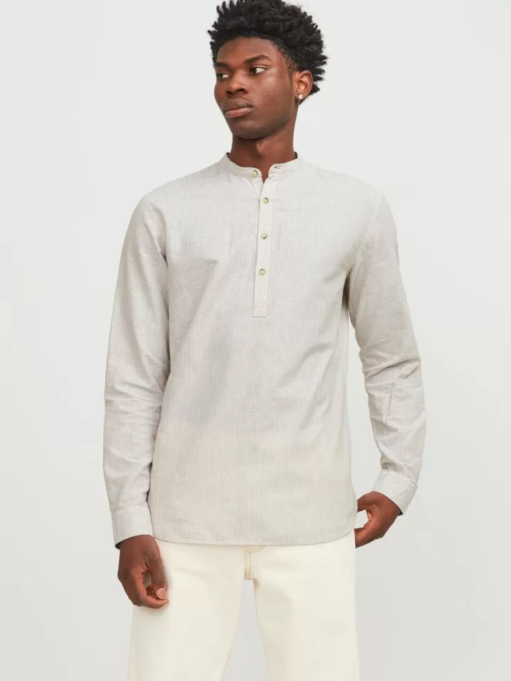 Best JACK & JONES Comfort Fit Shirt Grey