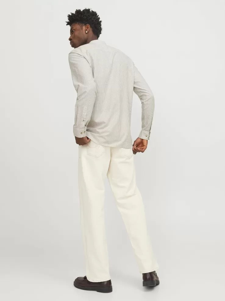 Best JACK & JONES Comfort Fit Shirt Grey