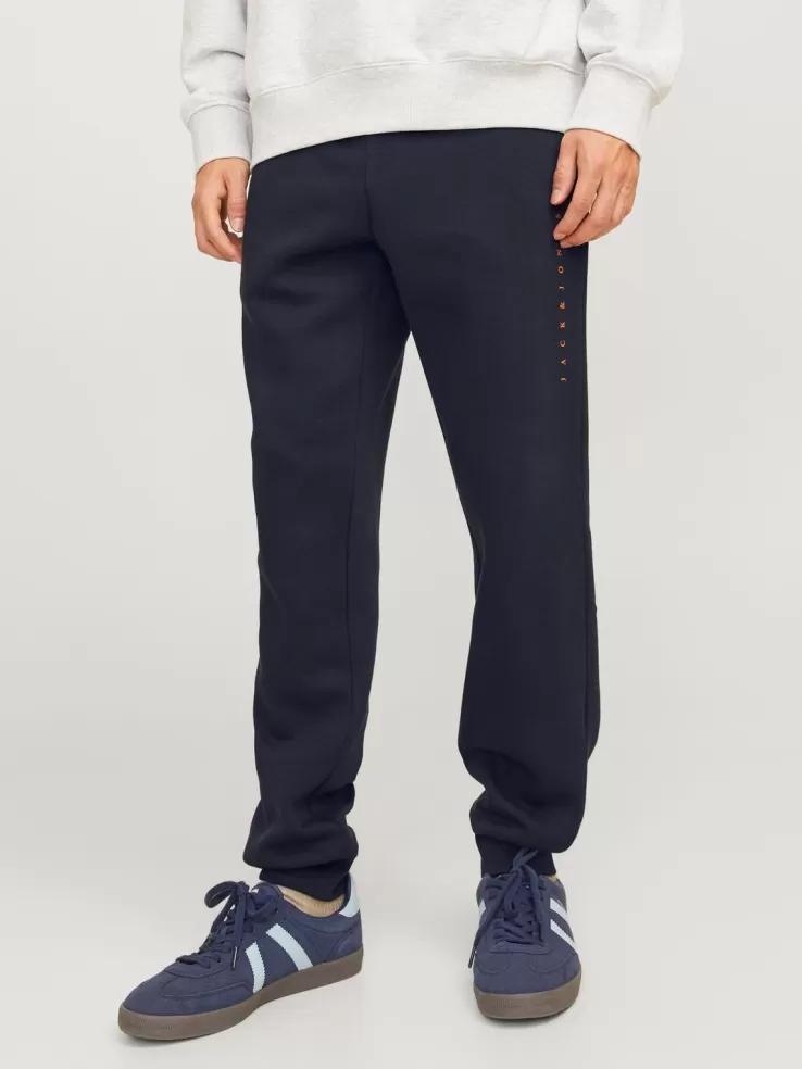 Best JACK & JONES Comfort Fit Sweatpants Blue
