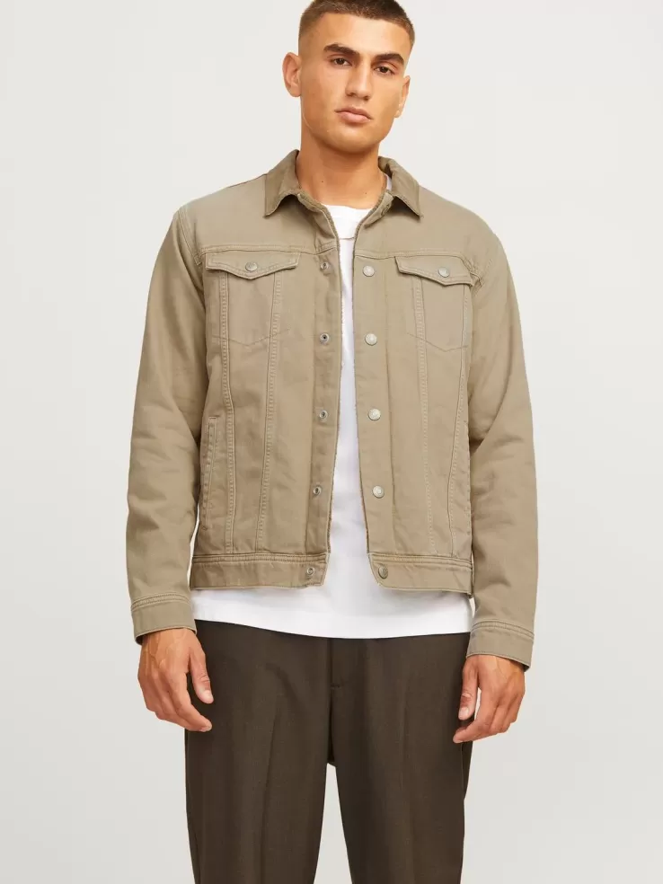 New JACK & JONES Denim jacket Beige