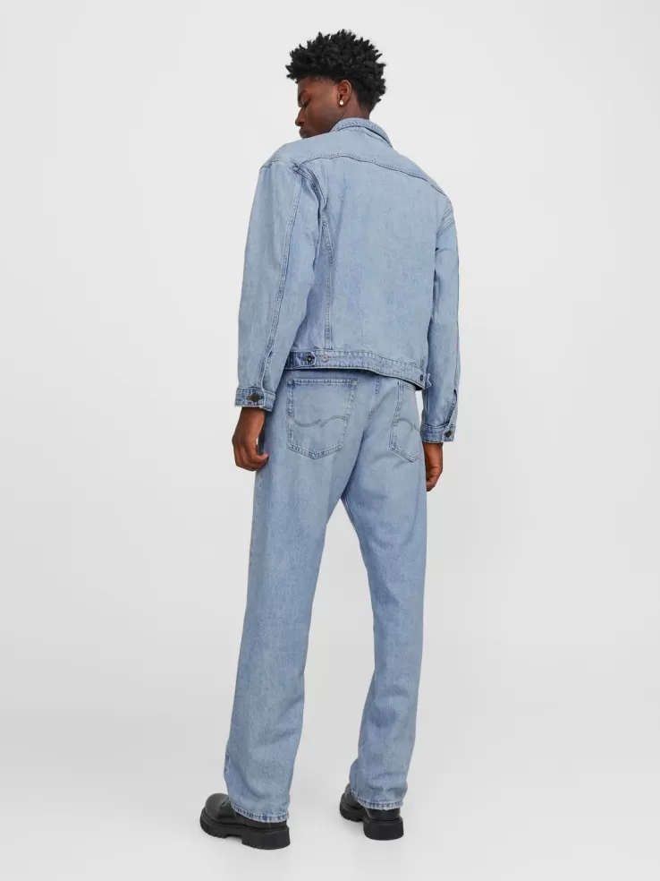 Cheap JACK & JONES Denim jacket Blue