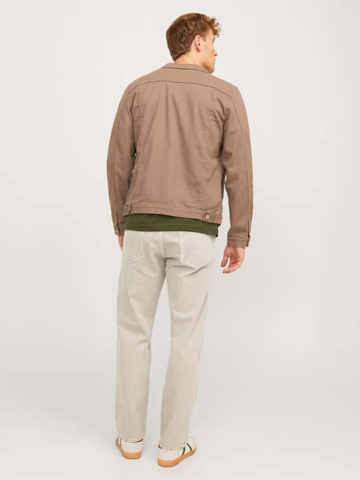 Best JACK & JONES JJIEDDIE JJORIGINAL MF 400 Loose fit jeans Beige