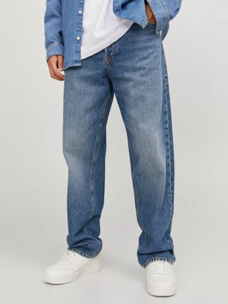 Best JACK & JONES JJIEDDIE JJORIGINAL SBD 329 Loose fit jeans Blue