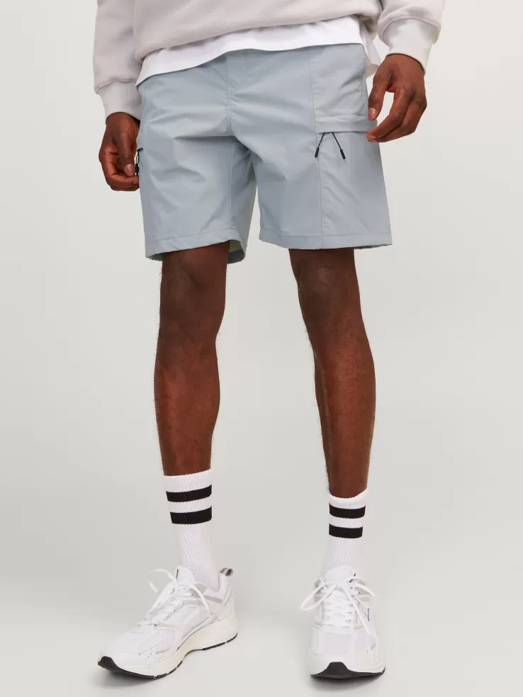 Best Sale JACK & JONES Jogger Fit Cargo shorts Grey