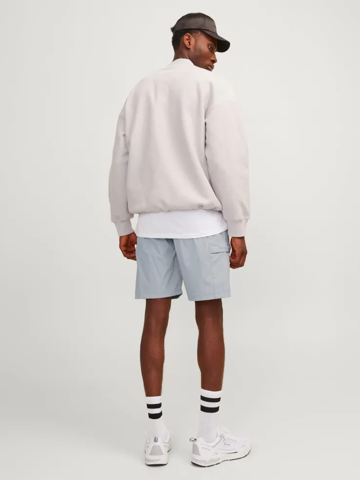 Best Sale JACK & JONES Jogger Fit Cargo shorts Grey