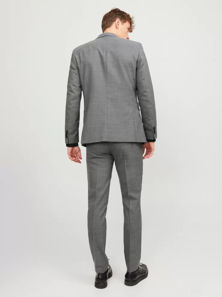 Best Sale JACK & JONES JPRSOLARIS Super Slim Fit Tailored Pants Grey