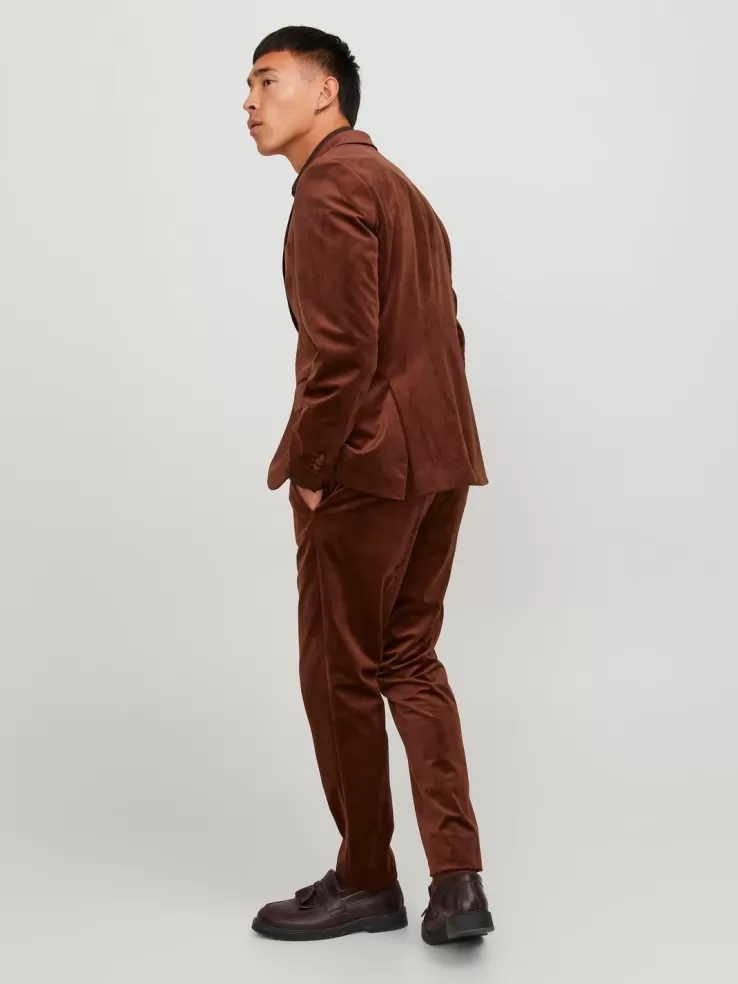 Best Sale JACK & JONES JPRVELVET Regular Fit Tailored Pants Brown