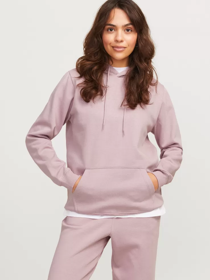 Cheap JACK & JONES JXABBIE Hoodie Pink