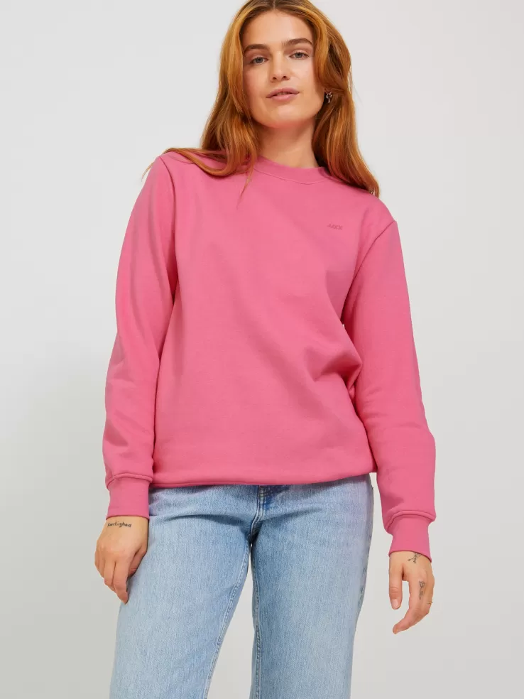 Best JACK & JONES JXABBIE Sweatshirt Pink