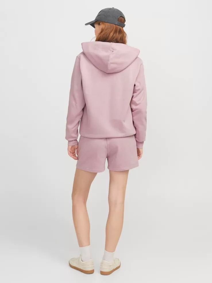 Cheap JACK & JONES JXABBIE Zip Hoodie Pink