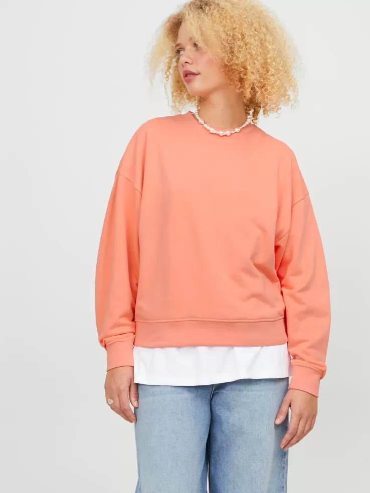Clearance JACK & JONES JXALFA Sweatshirt Pink