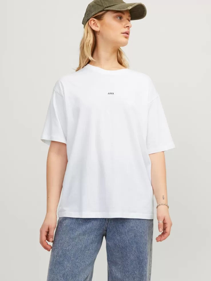 Best Sale JACK & JONES JXANDREA T-shirt White