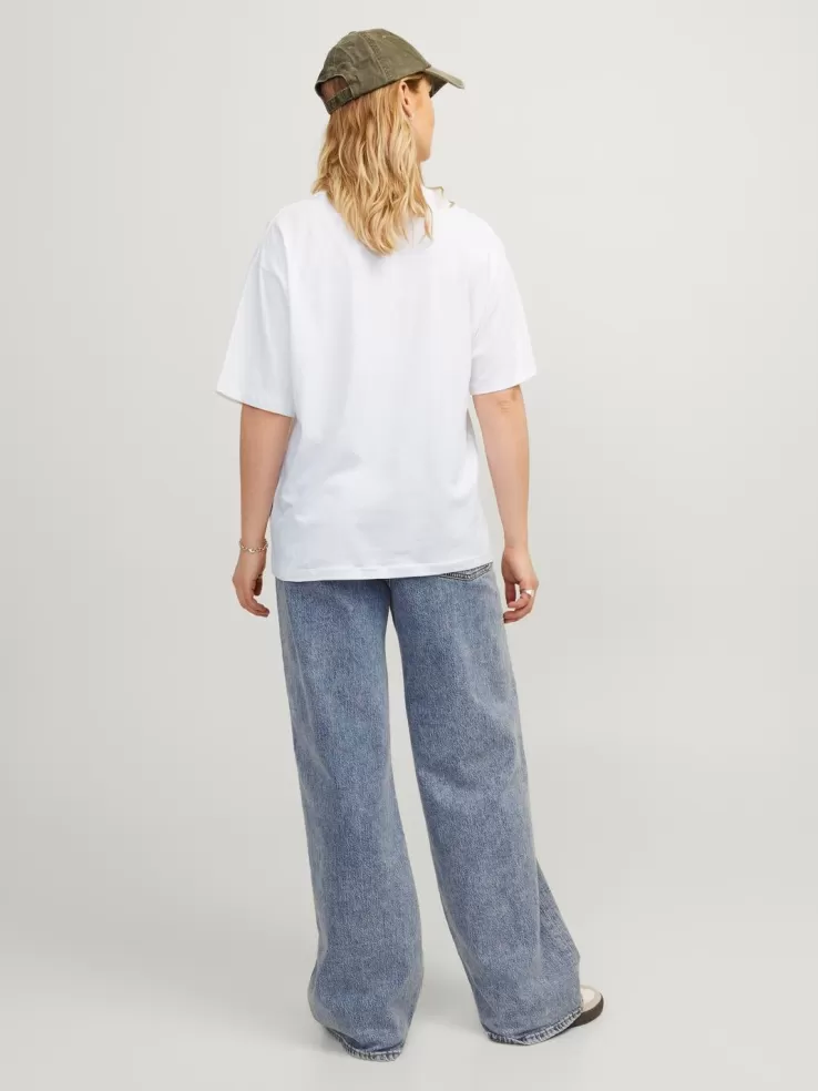 Best Sale JACK & JONES JXANDREA T-shirt White