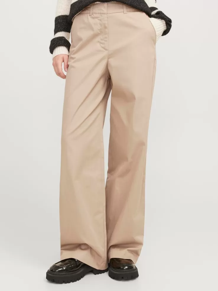 Best Sale JACK & JONES JXCALI Trousers Beige