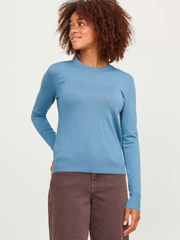 Best JACK & JONES JXCARA Knitted pullover Blue