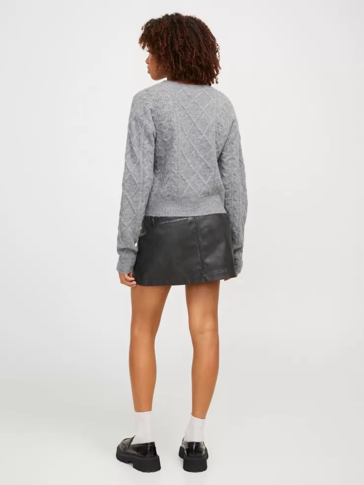Best JACK & JONES JXCLOVER Knitted pullover Grey