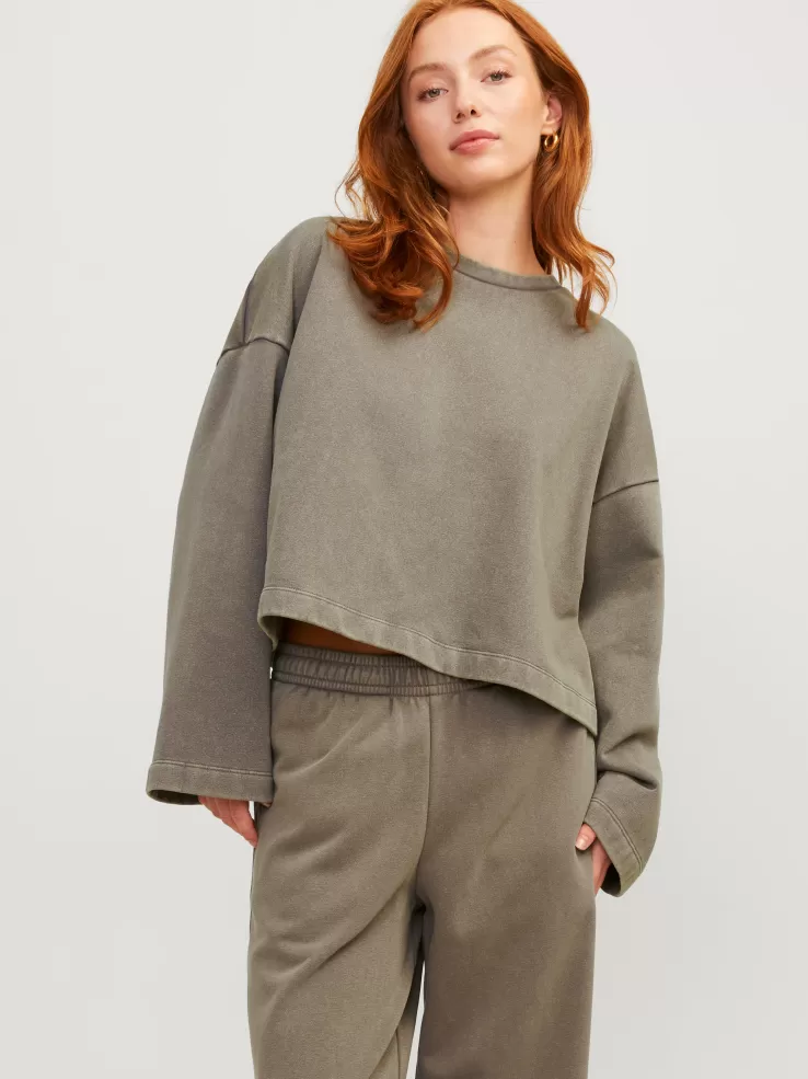 Cheap JACK & JONES JXELIZABETH Sweatshirt Brown