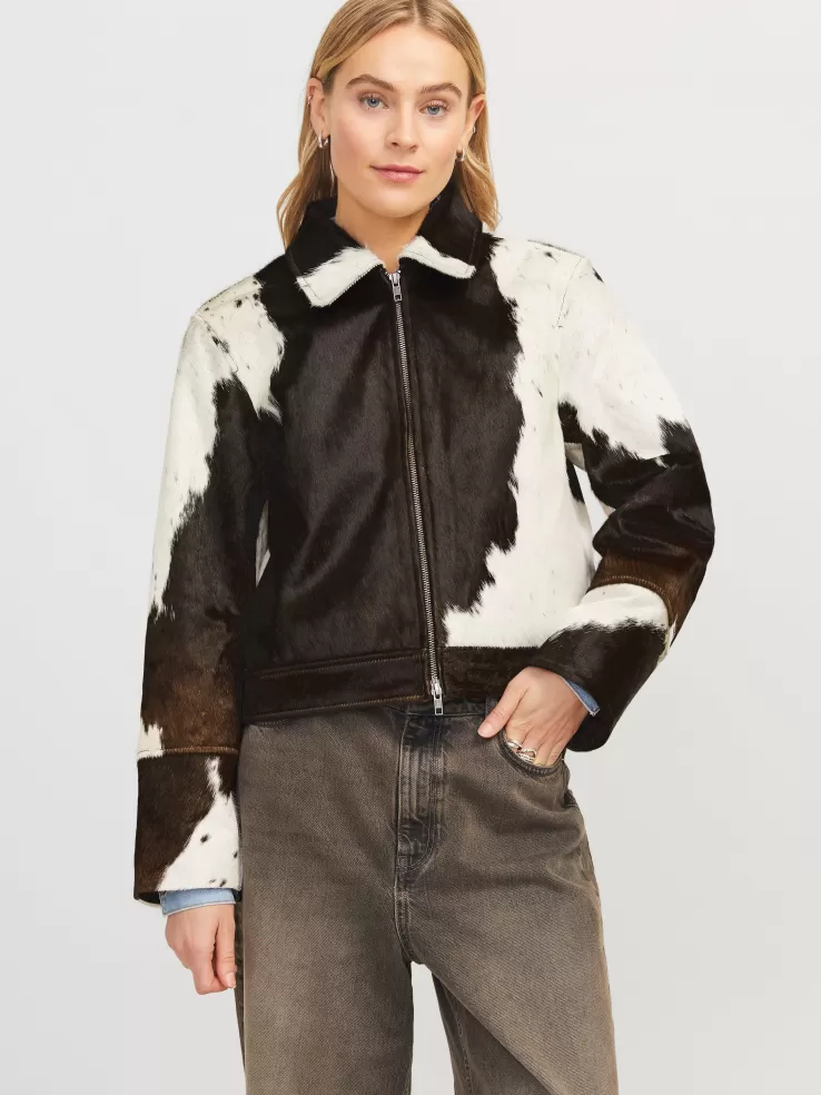 Best JACK & JONES JXENYA Leather jacket Brown