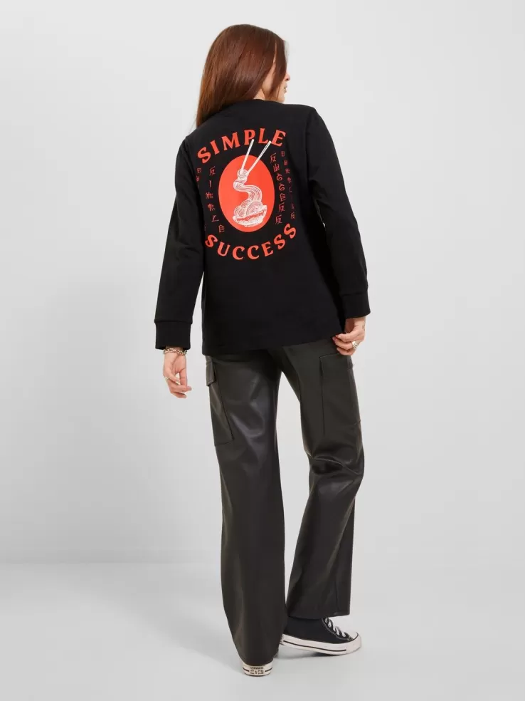 Best Sale JACK & JONES JXISLA Sweatshirt Black