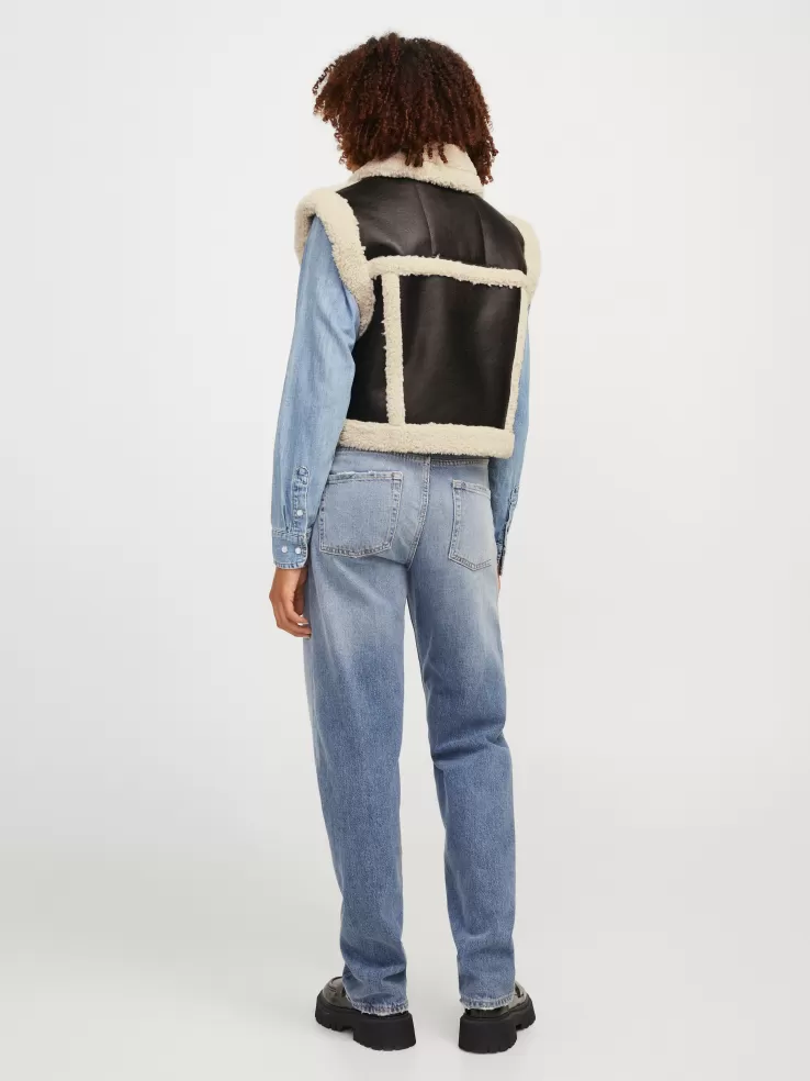 Best JACK & JONES JXJOANNA Teddy gilet Brown