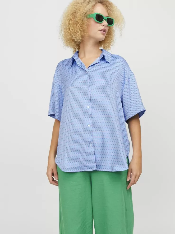 Best Sale JACK & JONES JXLINK Shirt Blue