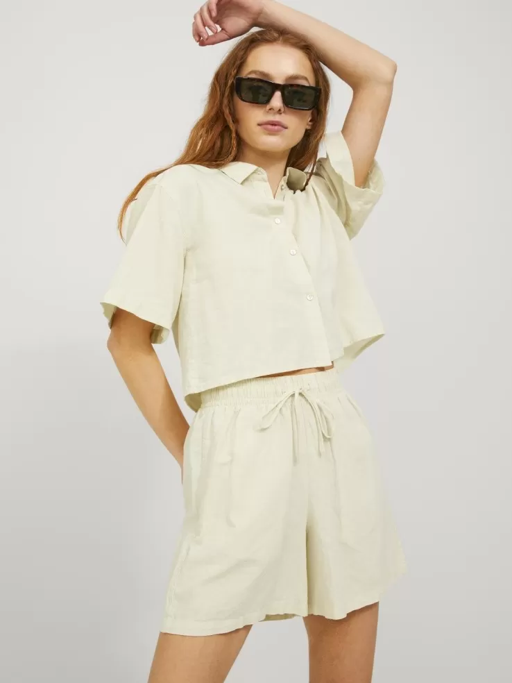 Best JACK & JONES JXLULU Casual shirt Yellow