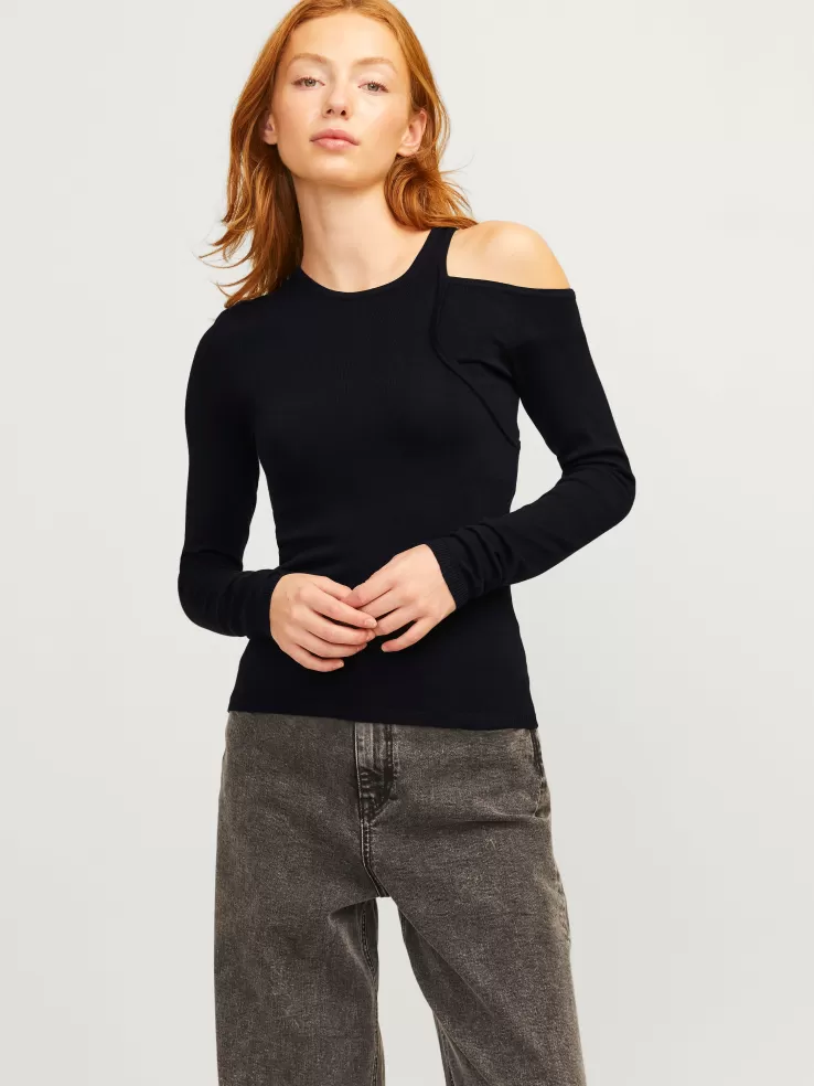 Best JACK & JONES JXMILANI Knitted top Black