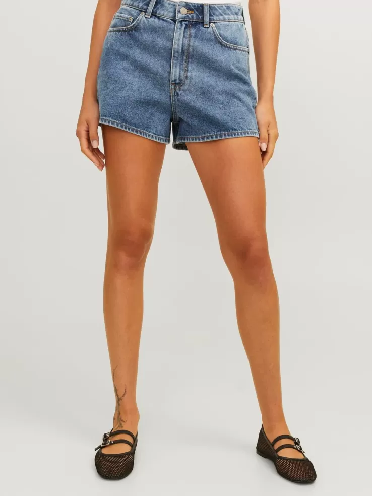 Cheap JACK & JONES JXNANY Denim shorts Blue