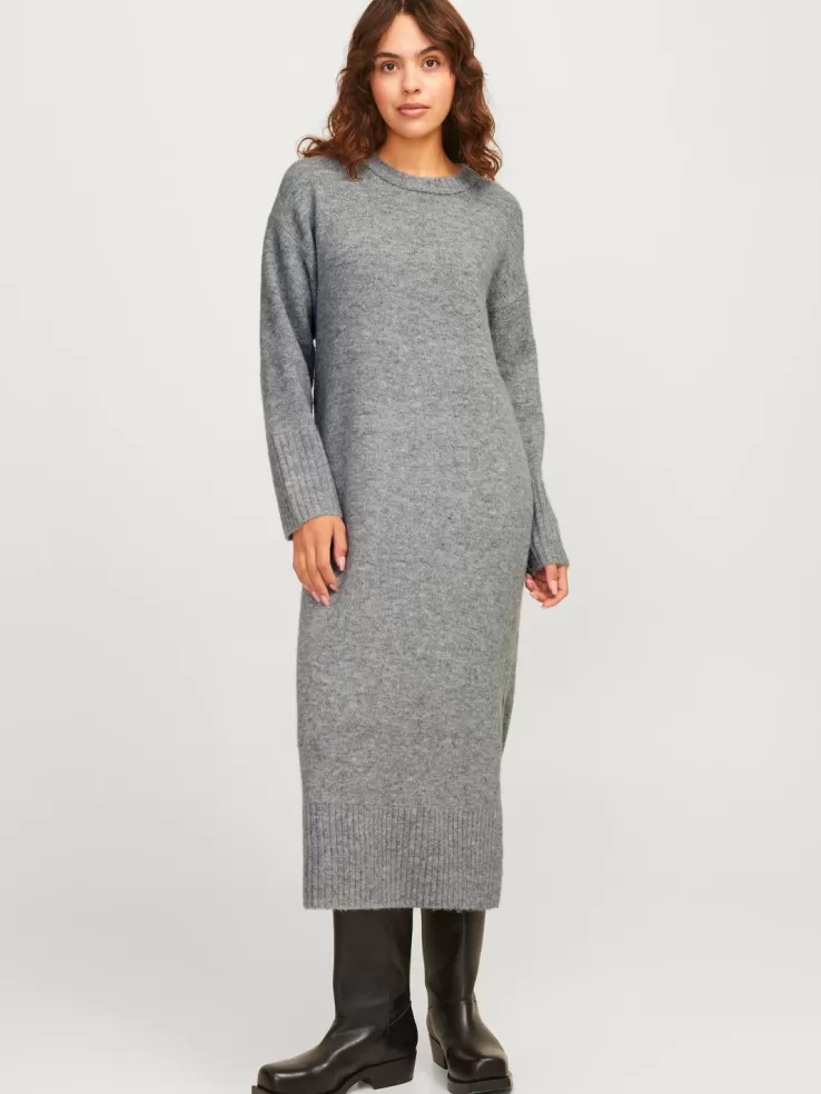 Best Sale JACK & JONES JXOLINE Knitted Dress Grey