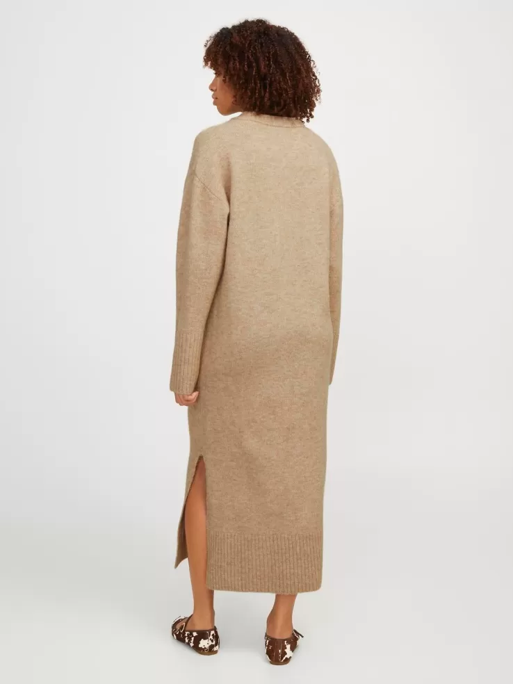 Cheap JACK & JONES JXOLINE Knitted Dress Beige