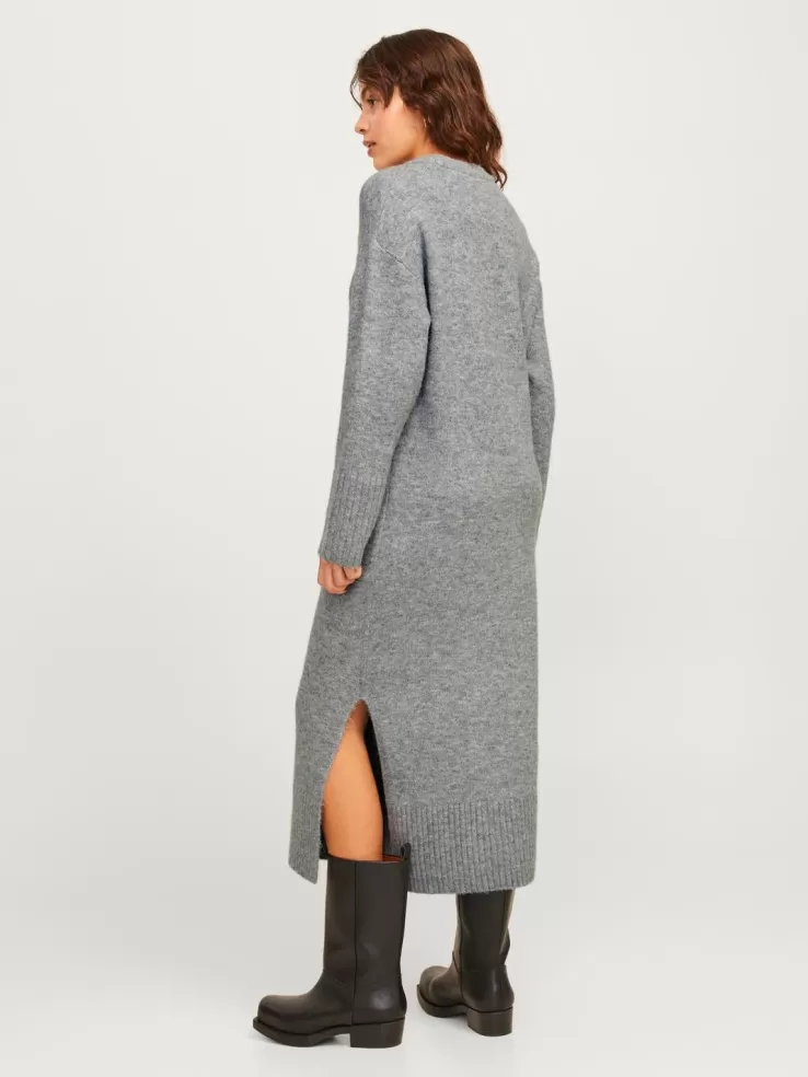 Best Sale JACK & JONES JXOLINE Knitted Dress Grey