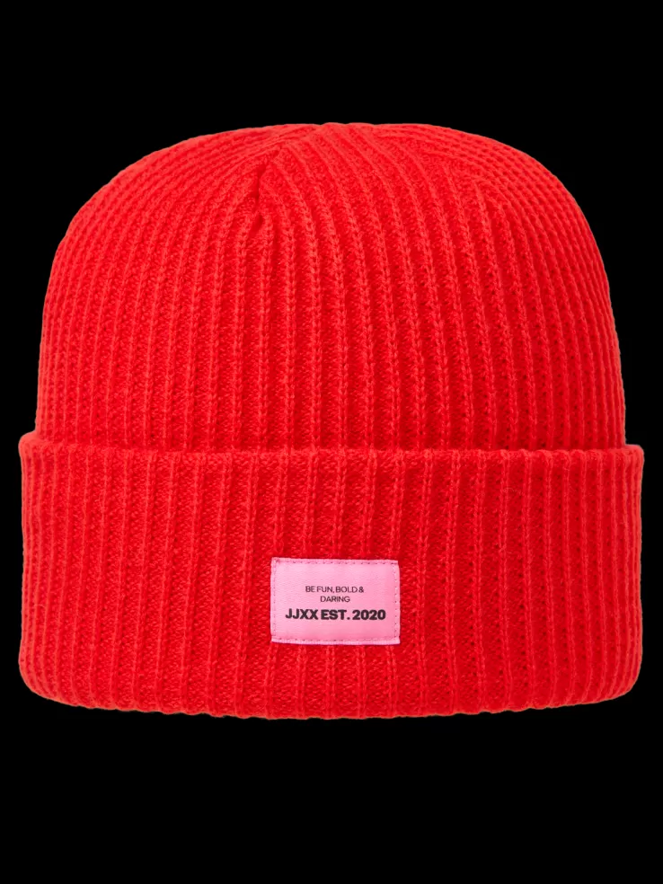 Hot JACK & JONES JXOTHELIA Beanie Red