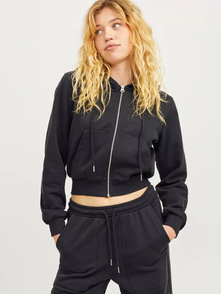Best JACK & JONES JXPALMA Hoodie Black