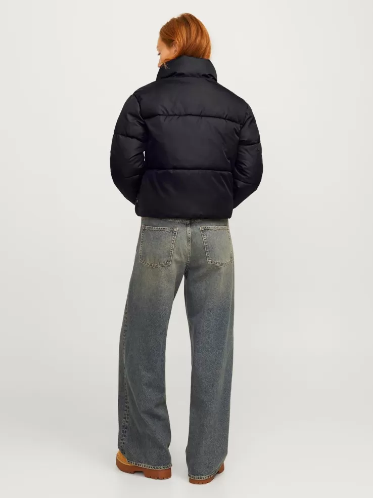 Best Sale JACK & JONES JXSOLVEJ Puffer jacket Black