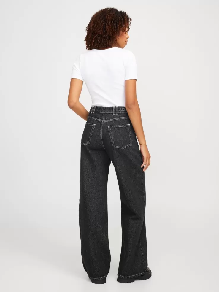 Best JACK & JONES JXTOKYO PIL WIDE HW POCKET JEANS DNM Black