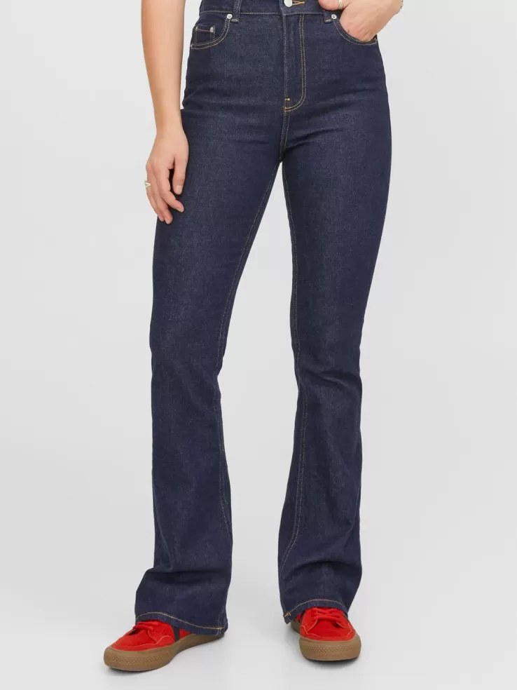 Best Sale JACK & JONES JXTURIN BOOTCUT HW JEANS C7057 DNM NOOS Blue