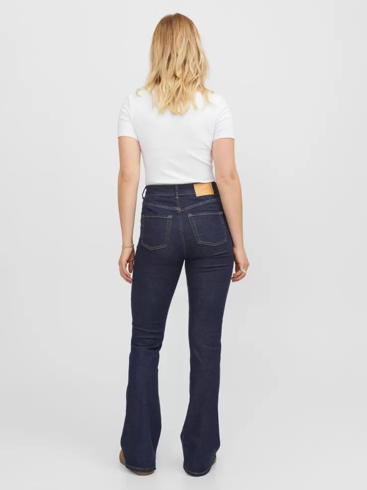 Best Sale JACK & JONES JXTURIN BOOTCUT HW JEANS C7057 DNM NOOS Blue