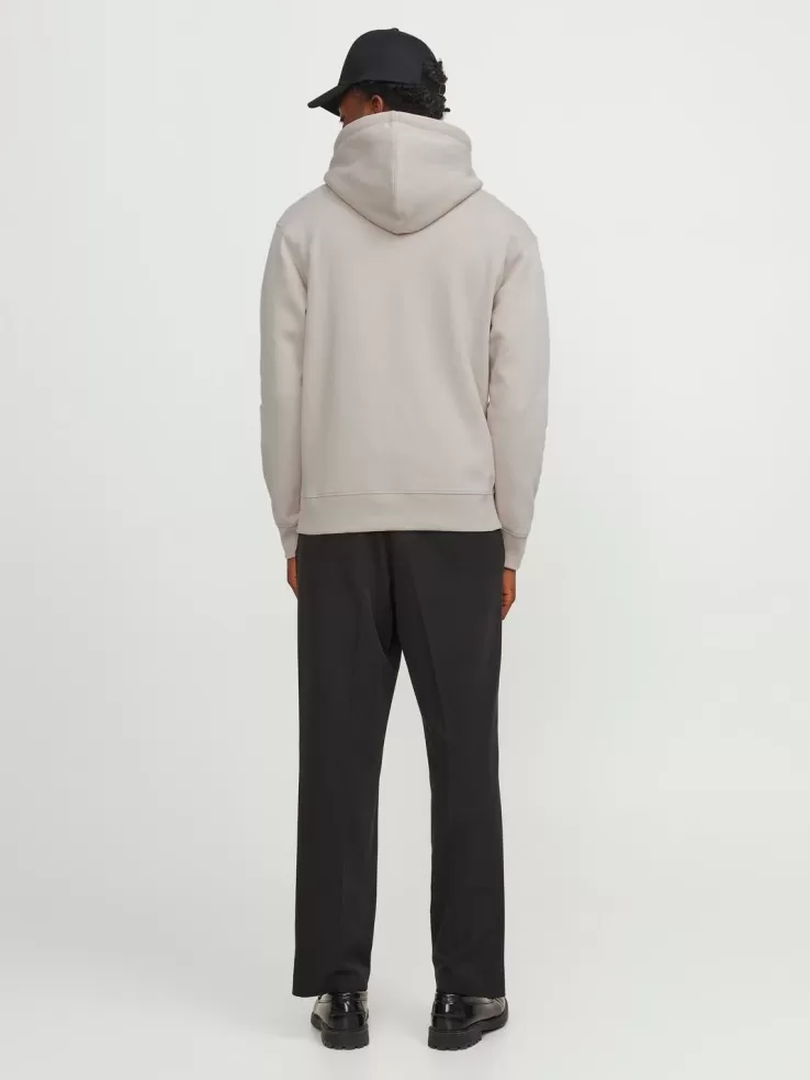Best JACK & JONES Logo Hoodie Grey