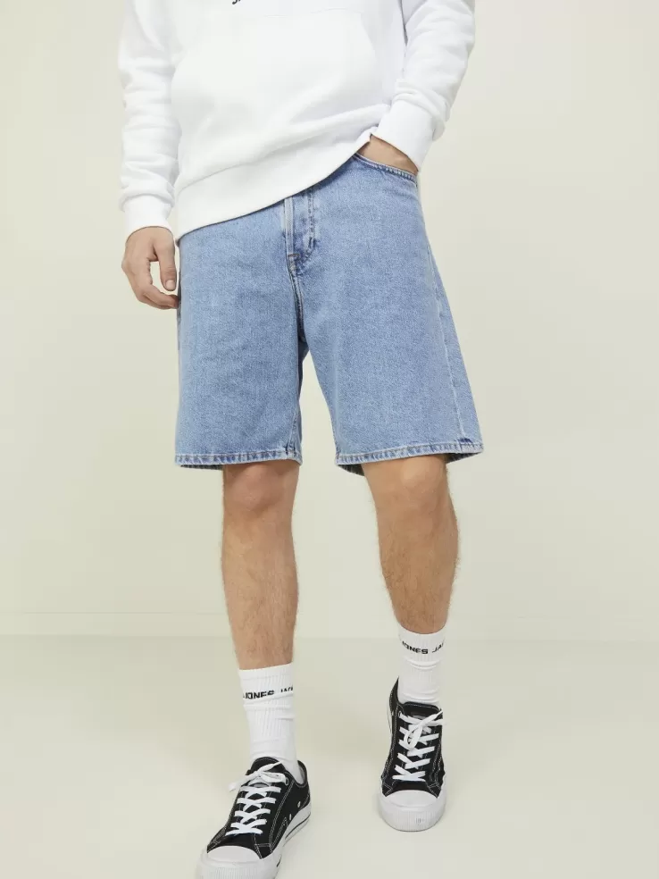 Flash Sale JACK & JONES Loose Fit Denim shorts Blue