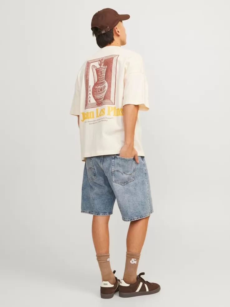 Discount JACK & JONES Loose Fit Denim shorts Blue