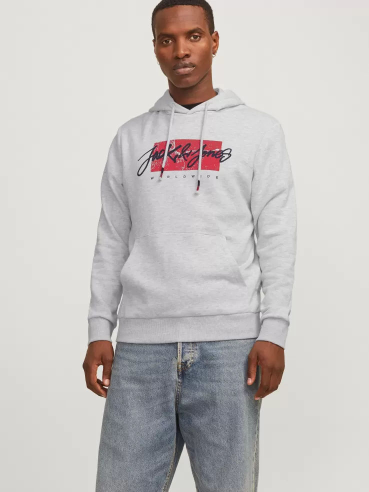 Best JACK & JONES 2-pack Logo Hoodie Grey