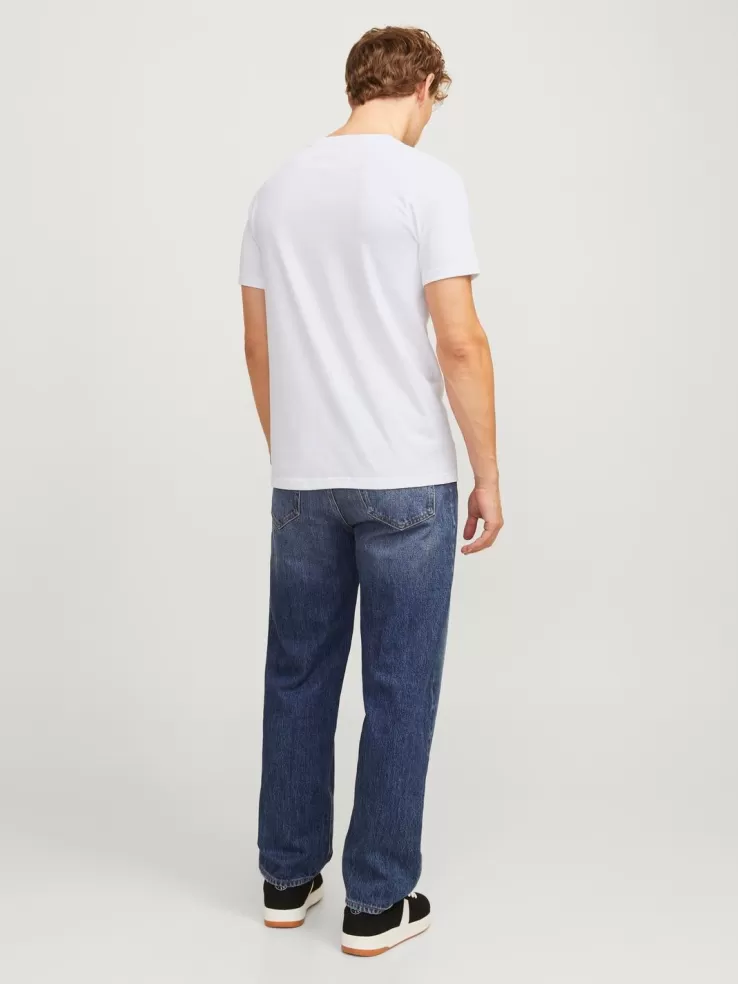 Store JACK & JONES 3-pack Plain V-Neck T-shirt White