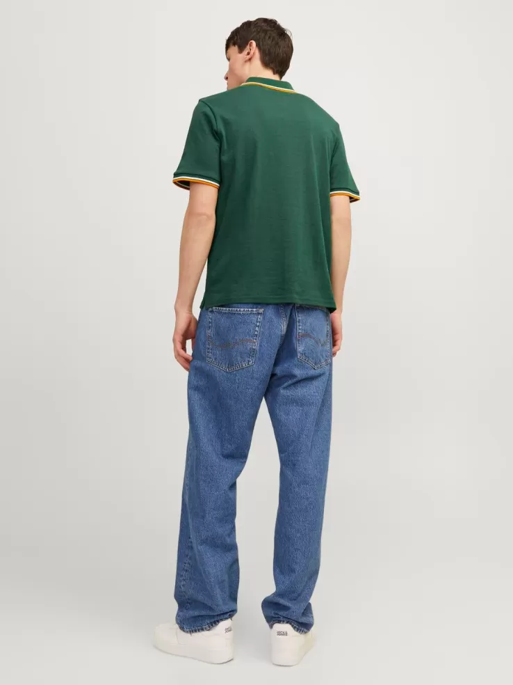 Best Sale JACK & JONES 2-pack Printed Polo Polo Blue