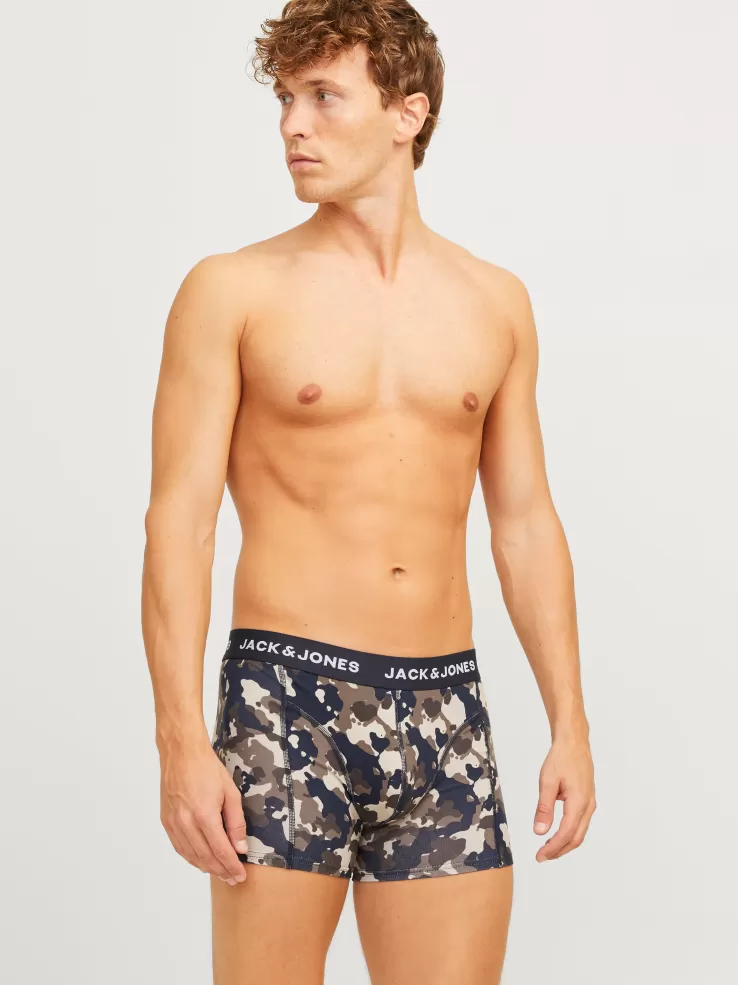 Best Sale JACK & JONES 3-pack Trunks Blue