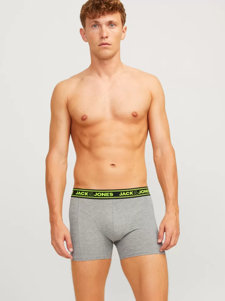 Best JACK & JONES 3-pack Trunks Grey